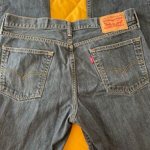 Levi's Men's Charcoal Straight Jeans 36X34